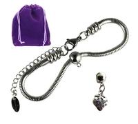 Dave The Bunny Strawberry Stuff and Strawberry Accessories Charm Jewelry, M, Stainless Steel, No Gemstone