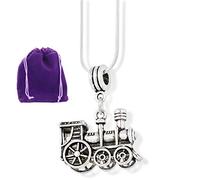 Dave The Bunny Train Necklace, Medium, Stainless Steel, No Gemstone
