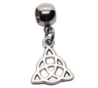 Dave The Bunny Triquetra Celtic Knot Charm - Best Friend Gift, Friend Gift, Celtic Jewelry for Women - Elegant Celtic Charm for Meaningful Connection and Friendship