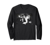 Dave Vanian The Damned Band Portrait by Allan Ballard Long Sleeve T-Shirt