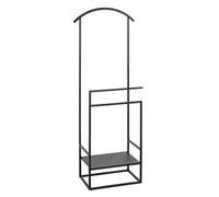 davenport metal valet stand in black
