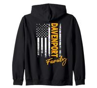 Davenport Surname American Davenport Last Name Davenport Zip Hoodie