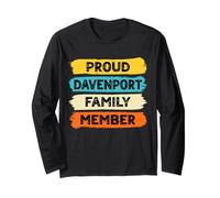 Davenport Surname Proud Family Member Davenport Long Sleeve T-Shirt
