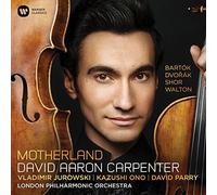 David Aaron Carpenter – Motherland (works by Dvořák, Bartók, Shor, Walton) – CD