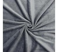 David accessories Fabric Soft Plush Thin Sheer Fabric by The Yard 62" Wide Blanket, Change Station Cover, Pillow, Scarf (Dark Gray, 1 Yard)