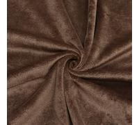 David accessories Fabric Soft Plush Thin Sheer Fabric by The Yard 62" Wide Blanket, Change Station Cover, Pillow, Scarf (Coffee, 1 Yard)