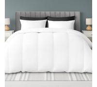 David & Amaya Quilt Tog Duvet - Deep Sleep Comforter Soft Warm All-Season Cooling Winter Nights - Luxury Hotel Bedding Anti-Allergy Breathable and Washable, White (10.5 Tog, Double)