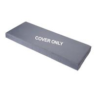 David & Amaya Replacement Cover for Rattan Patio Iceni Bench Cushion - 100% Polyester Water-Resistant Indoor/Outdoor Seat Pad Zip Cover Only (Foam Not Included) (Grey, 106 x 40 x 5cm(42x16x2))