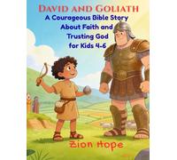 David and Goliath A Children's Bible Story: A Courageous Bible Story About Faith, Bravery, and Trusting God for Kids Ages 2-6