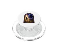 David And Goliath Medieval Gothic Cathedral Mosaic Art Scene PopSockets PopGrip for MagSafe