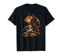 David and Goliath Sling Warrior Biblical Courage Art T-Shirt