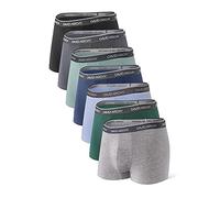 DAVID ARCHY Men's Boxers Bamboo Men's Trunks Underwear Ultra Soft and Breathable Boxer Shorts Multipack - 7 Pack