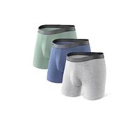 DAVID ARCHY Men's Boxers Bamboo Men's Underwear Ultra Soft and Breathable Men's Boxers Shorts Multipack - 3 Pack