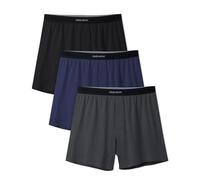 DAVID ARCHY Men's Boxers Men's Cotton Underwear Breathable Super Soft Boxer