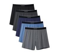 DAVID ARCHY Men's Boxers Men's Cotton Underwear Breathable Super Soft Boxer