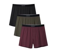 DAVID ARCHY Men's Boxers Men's Cotton Underwear Breathable Super Soft Boxer