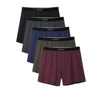 DAVID ARCHY Men's Boxers Men's Cotton Underwear Breathable Super Soft Boxer Multicolor