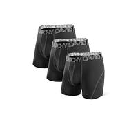 DAVID ARCHY Men's Ultra Soft Mesh Sports Underwear-Quick Dry Breathable Boxer Briefs(3 Pack)