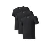 DAVID ARCHY Men's Undershirts Tops 40S Combed Cotton Blended Stretch Short Sleeve T-Shirts for Men Crew Neck Fit Warm Moisture-Wicking Strong Resilience Underwear Mens Tees 3 Pack