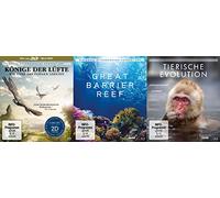 David Attenborough: Könige der Lüfte + Great Barrier Reef + Tierische Evolution - 3er Set (3 Blu-ray)