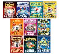 David Baddiel Collection 10 Books Set (Parent Agency, Person Controller, AniMalcolm, Birthday Boy, Head Kid, Taylor TurboChaser, Future Friend, Virtually Christmas, Only Children & More)