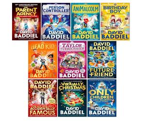 David Baddiel Collection 10 Books Set (Parent Agency, Person Controller, AniMalcolm, Birthday Boy, Head Kid, Taylor TurboChaser, Future Friend, Virtually Christmas, Only Children & More)
