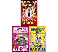 David Baddiel Collection 3 Books Set (The Boy Who Got Accidentally Famous, The Taylor TurboChaser, Birthday Boy)