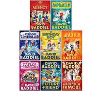 David Baddiel Collection 8 Books Set (The Boy Who Got Accidentally Famous[Hardcover], Birthday Boy, Head Kid, The Person Controller, Animalcolm, Parent Agency, The Taylor Turbochaser, Future Friend)