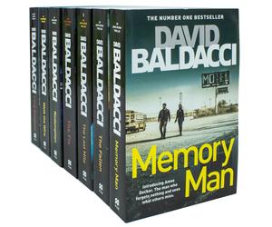 David Baldacci Amos Decker Series 7 Book Set Memory Man, The Last Mile, The Fix, The Fallen & More