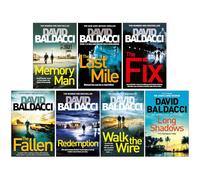 David Baldacci Amos Decker Series 7 Books Collection Set (Memory Man, The Last Mile, The Fix, The Fallen, Redemption & More)
