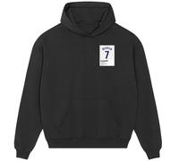 David Beckham 7 England Football Shirt Frame Men's Hoodie - Black / XL