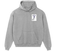 David Beckham 7 England Football Shirt Frame Men's Hoodie - Gray / L