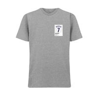 David Beckham 7 England Football Shirt Frame Men's T-Shirt - Gray / S