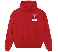 David Beckham 7 Football Shirt Frame Men's Hoodie - Red / L