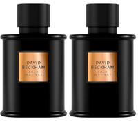 DAVID BECKHAM Bold Instinct - Eau de Parfum for Men - Aromatic Fragrance with Notes of Laurel Leaf, Nutmeg and Smoky Wood - Long Lasting - 75ml (Pack of 2)