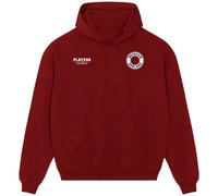 David Beckham Circle Logo Men's Hoodie - Red / M