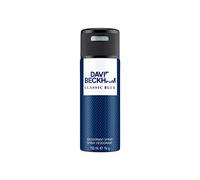 DAVID BECKHAM Classic Blue Deodorant Anti-Perspirant Body Spray for Men, 150 ml