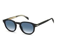David Beckham DB 1007/S BLACK/BLUE SHADED 49/24/145 men Sunglasses