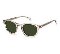 DAVID BECKHAM Man DB 1007/S 79U Sunglasses Acetate Transparent Green Round