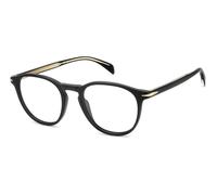 DAVID BECKHAM DB 1018 003 Man Optical frames Acetate Black-opaque Round