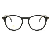 DAVID BECKHAM DB 1018 003 Man Optical frames Acetate Black-opaque Round