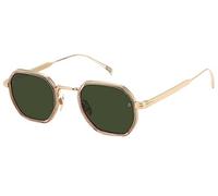 DAVID BECKHAM Man DB 1097/S 763/QT Sunglasses Titanium Gold Green Geometric