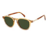 David Beckham Db 1114/S Sunglasses, Gyg/Qt YLW Hvn Bw, 49
