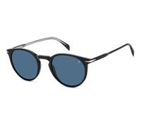DAVID BECKHAM DB 1139/S 807/KU Man Sunglasses Acetate Black Blue Squared