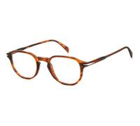 DAVID BECKHAM DB 1140 EX4 Man Optical frames Acetate Brown horn Geometric