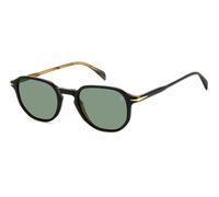 DAVID BECKHAM DB 1140/S 05K/O7 Man Sunglasses Acetate Black Green Geometric Anti-glare