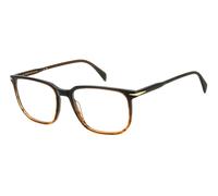 DAVID BECKHAM DB 1141 NNG Man Optical frames Acetate Brown horn Squared