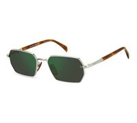 DAVID BECKHAM DB 1174/S 8JD/MT Man Sunglasses Metal Palladium Green Squared Normal Mirror