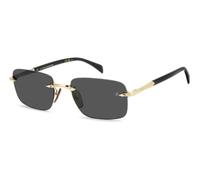 David Beckham DB 1195/S RHL/IR Men's Sunglasses Gold Size 57