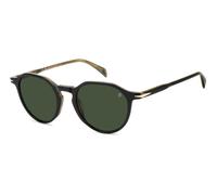 David Beckham DB 1217/S Striped black beige 50/21/145 MAN Sunglasses